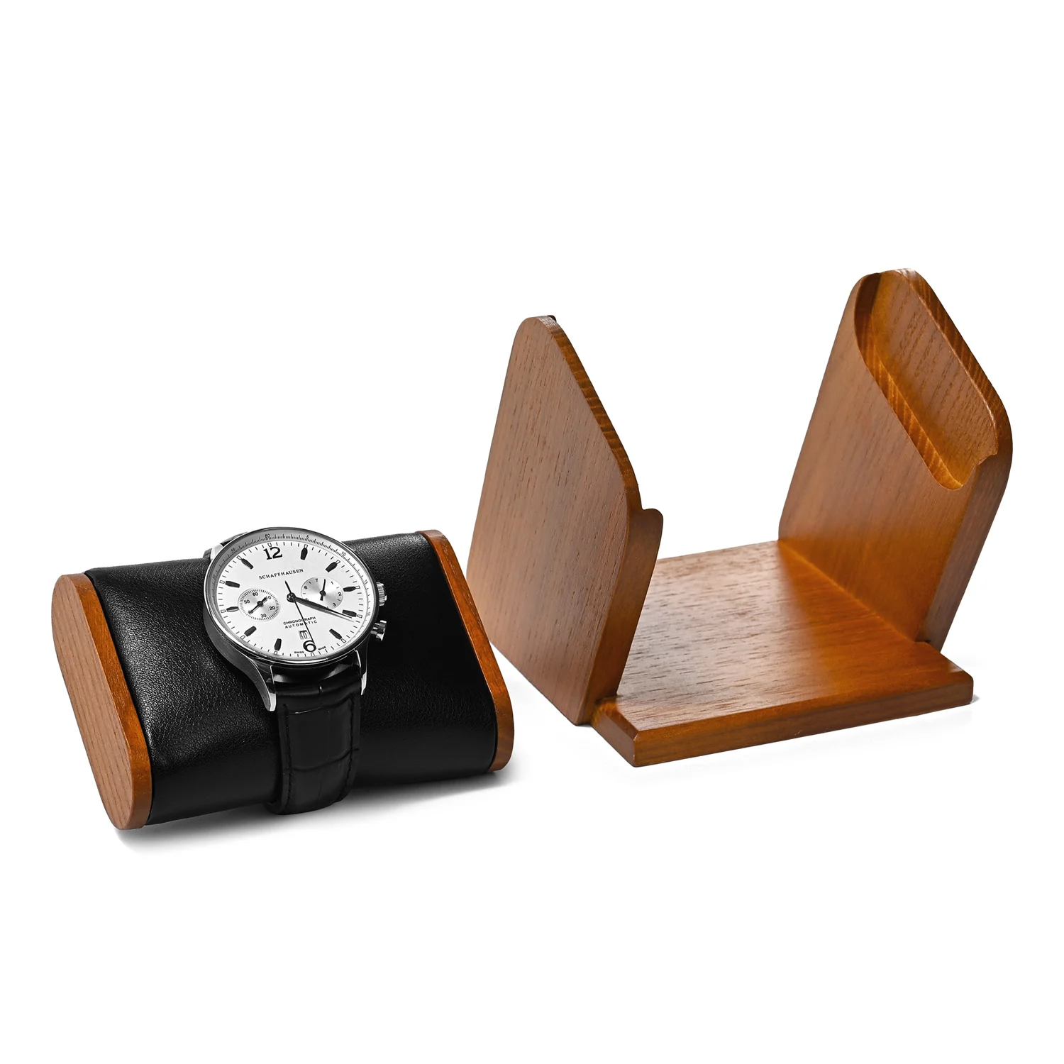 Oirlv Removable Wooden Jewelry Organizer Watch Display Stand Bracelet Storage Holder Jewelry Storage Rack Jewelry Showcase Props