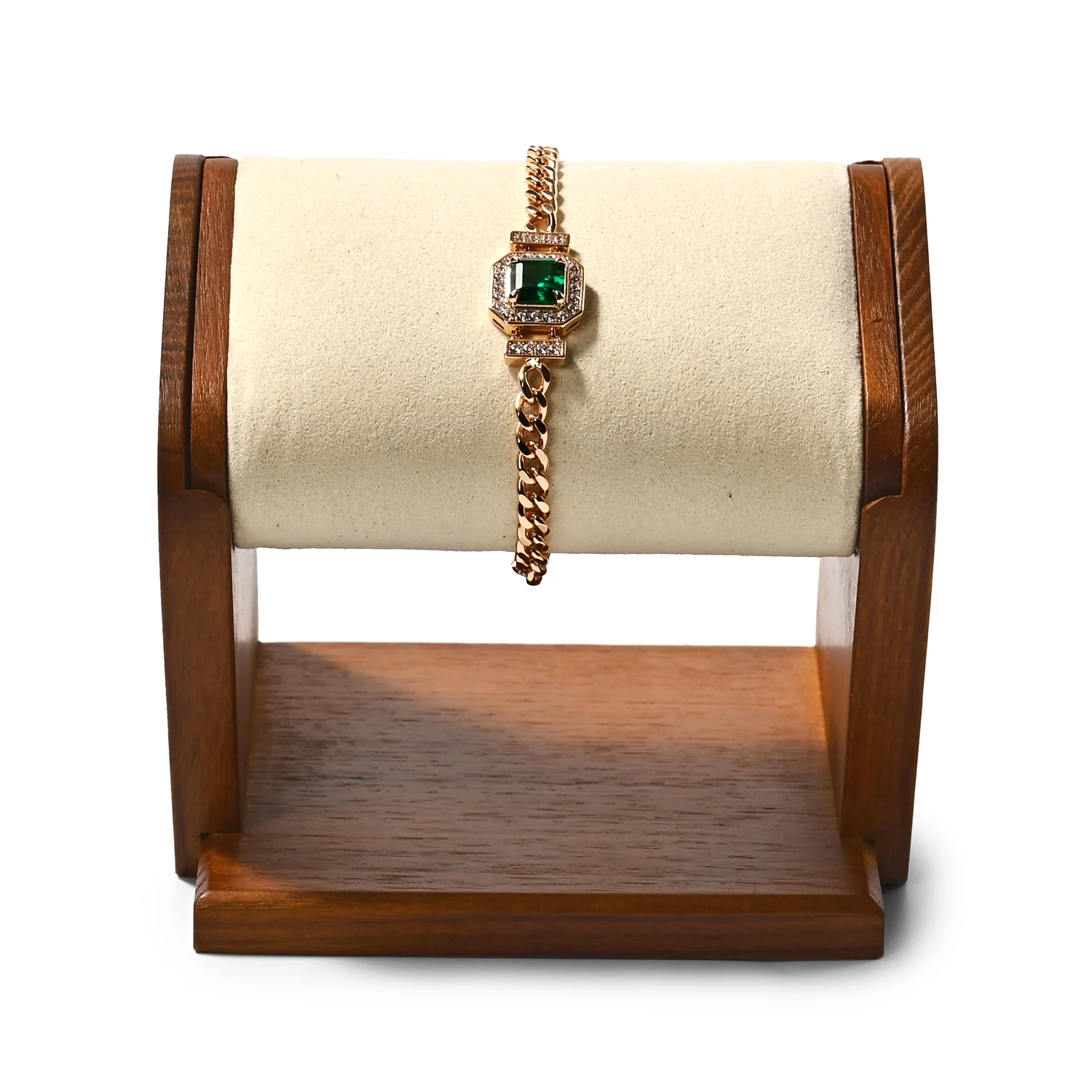 Oirlv Removable Wooden Jewelry Organizer Watch Display Stand Bracelet Storage Holder Jewelry Storage Rack Jewelry Showcase Props