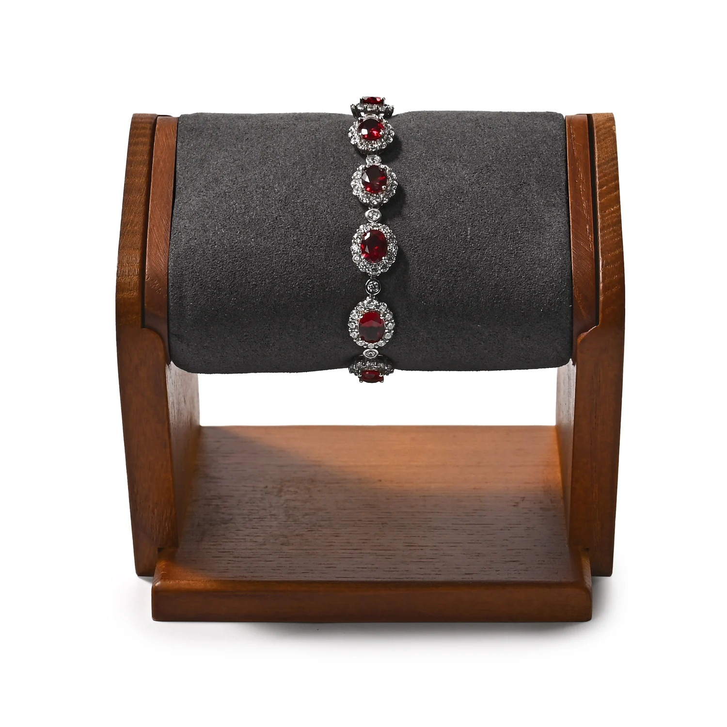 Oirlv Removable Wooden Jewelry Organizer Watch Display Stand Bracelet Storage Holder Jewelry Storage Rack Jewelry Showcase Props