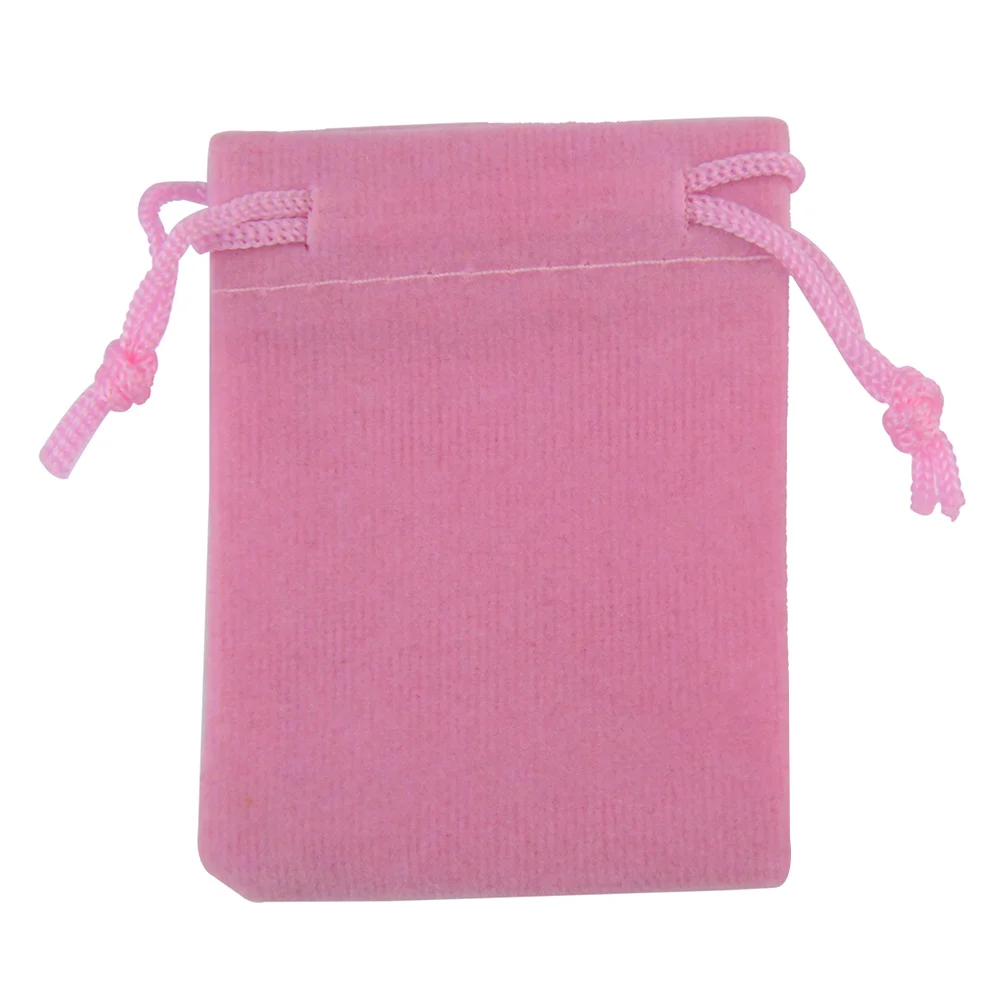 25pcs/Lot 5x7cm Velvet Bags Jewelry Packaging Drawstring Wedding Gift Bag & Pouches For Jewelry Making DIY Wholesales