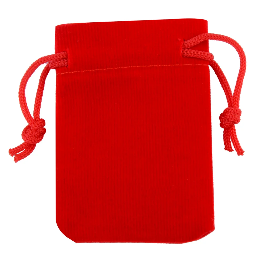 25pcs/Lot 5x7cm Velvet Bags Jewelry Packaging Drawstring Wedding Gift Bag & Pouches For Jewelry Making DIY Wholesales