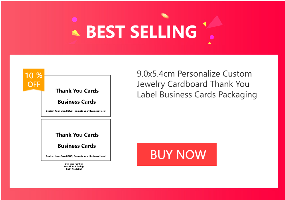 30pcs Pink Thank You Cards For Small Businesses Gift Packaging Supplies Greeting Label Tags Logo Personalized Custom Printing
