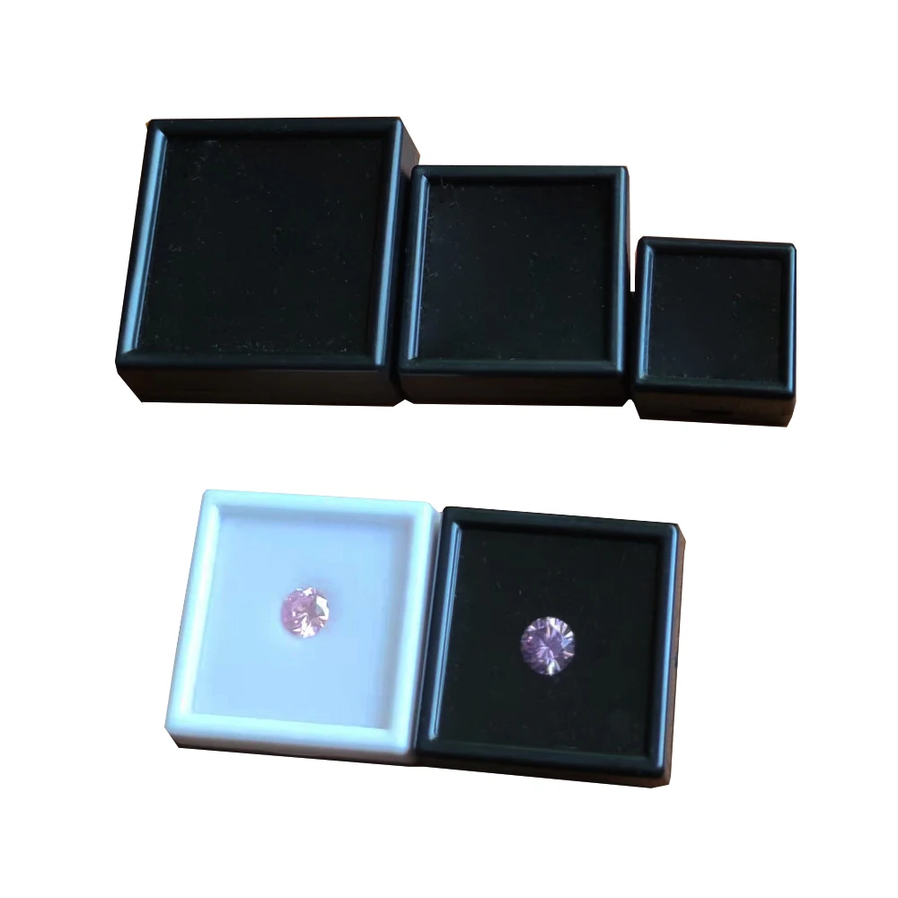 Transparent Bracele Stone Jewelry Organizer Box Badge Storage Cover Box DIY Card Case Home Accessory Container Beads Coin Box
