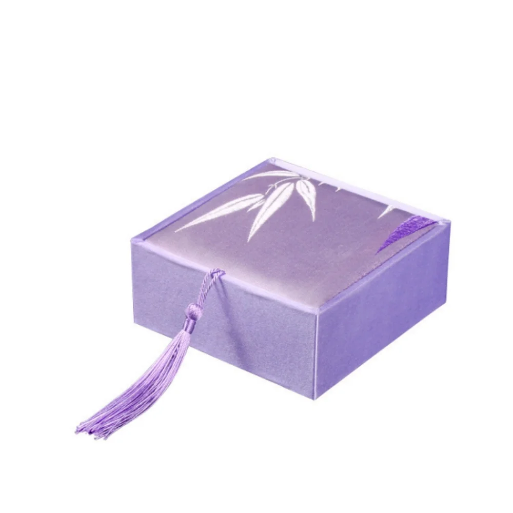 Vintage Tassel Jewelry Box Bangle Bracelet Necklace Earrings Pendant Storage Box High-quality Brocade Jewelry Packaging Box