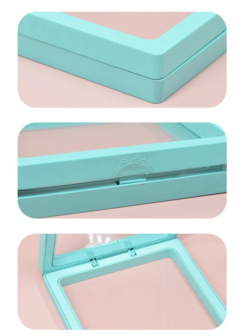 Color PE Membrane Jewelry Display Suspended Stand Holder Ring Earring Storage Anti-oxidation Bracelet Beads Showcase Elastic Box