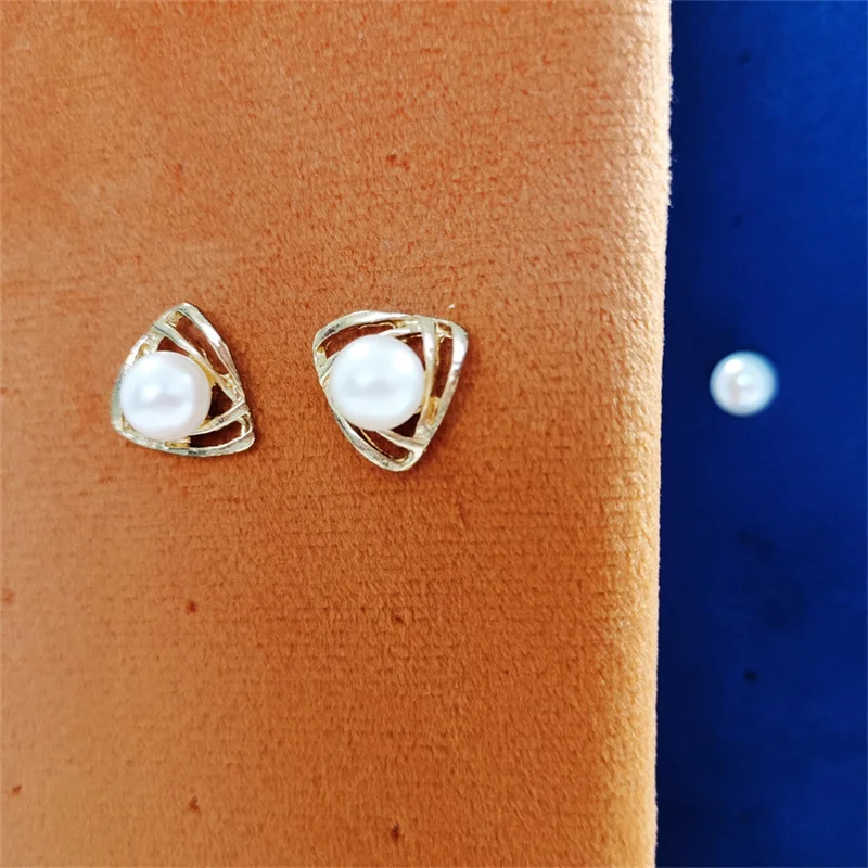 Velvet Earrings Jewelry Display Props 40 Holes Earring Studs Storage Stand Home Counter Display Rack with Multiple Colors