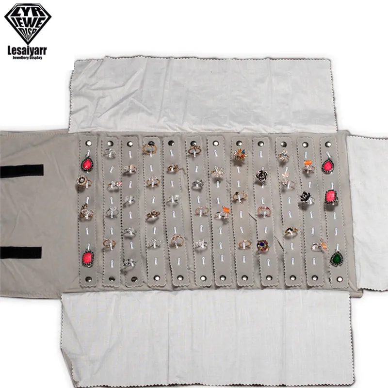Jewelry Roll Up Bag Organizer Soft Velvet Travel Bags Necklace Earrings Ring Bracelet Carrier Storage Case Bangle Watch Holder