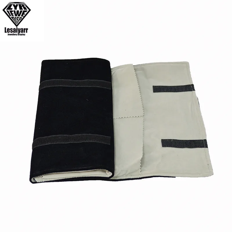 Jewelry Roll Up Bag Organizer Soft Velvet Travel Bags Necklace Earrings Ring Bracelet Carrier Storage Case Bangle Watch Holder