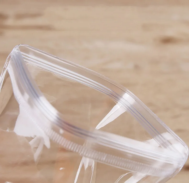 20pcs Transparent PVC Jewelry Pouches Bag Anti-Oxidation Zip Lock Storage Bag for Earring Ring Necklace Display Retail Packaging
