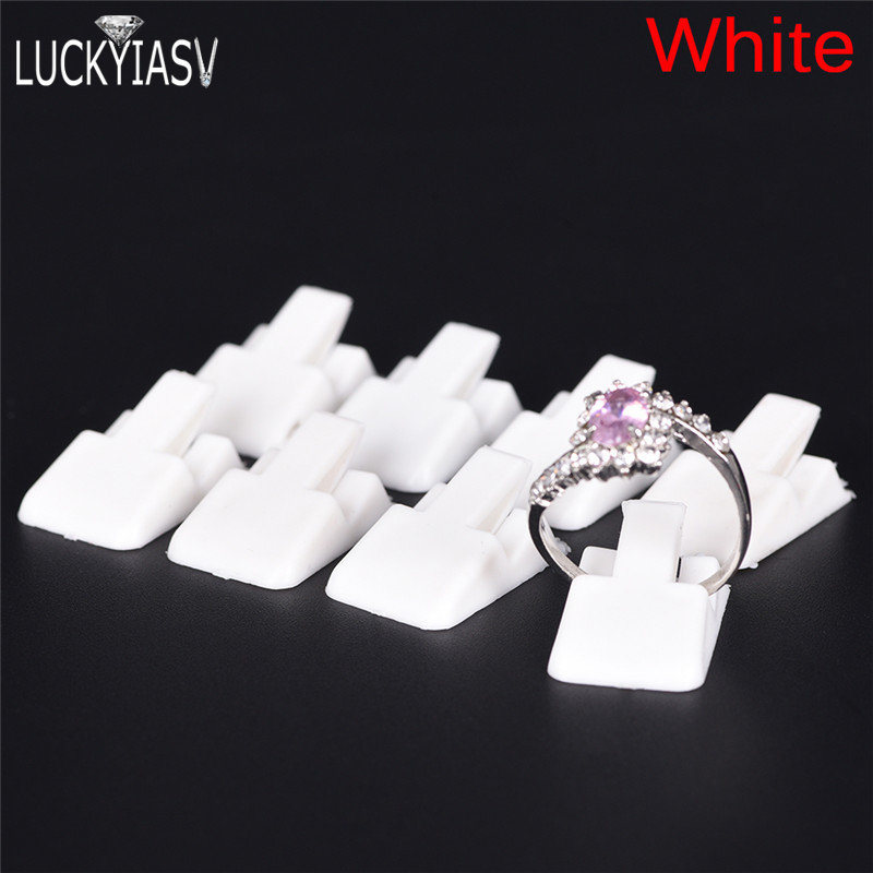 20pcs/Lot Ring Show Plastic Frosted Jewelry Displays Holder For Ring, Decoration Stand Jewellery Display for rings
