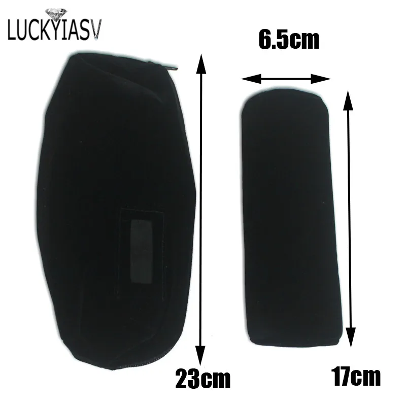 Velvet Jewelry Roll Bag for Bracelet Bangles Watches Great Jewelry Organizer for Travel Mini Storage Jewellery Bag