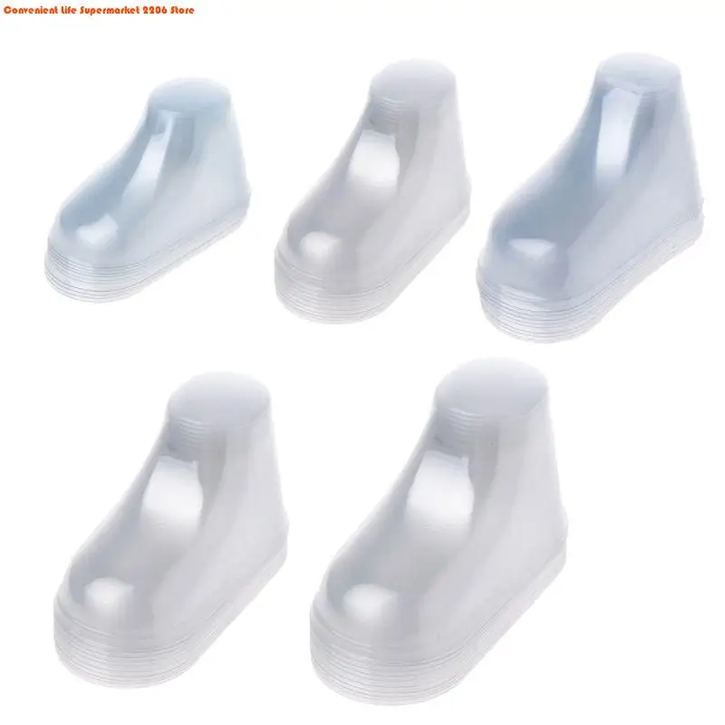 10Pcs/Set Plastic Baby Toddler Feet Display Mould Baby Booties Shoes Sock for Booties Shoes Sock Baby Shoe Showcase