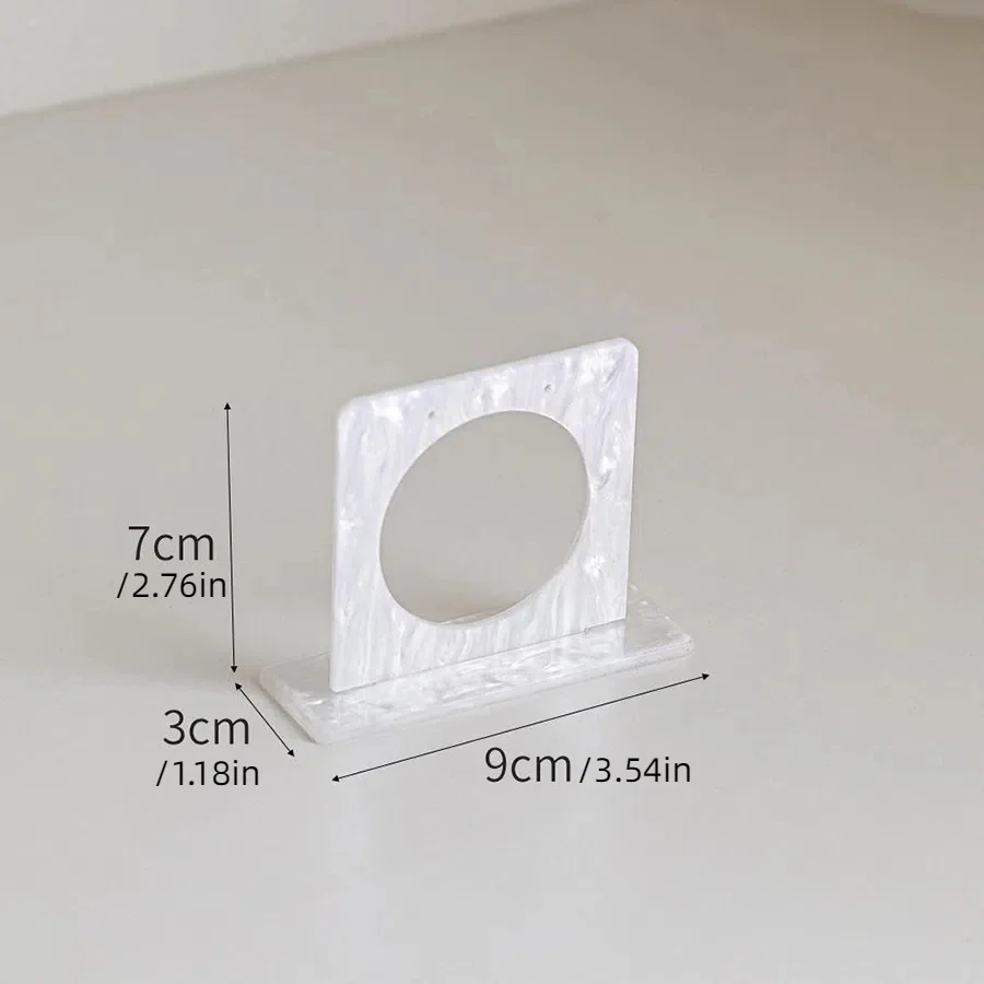 Acrylic White Mannequin Necklace Jewelry Pendant Display Stand Holder Show Decorate Jewelry Set Display Shelf Earring Organizer