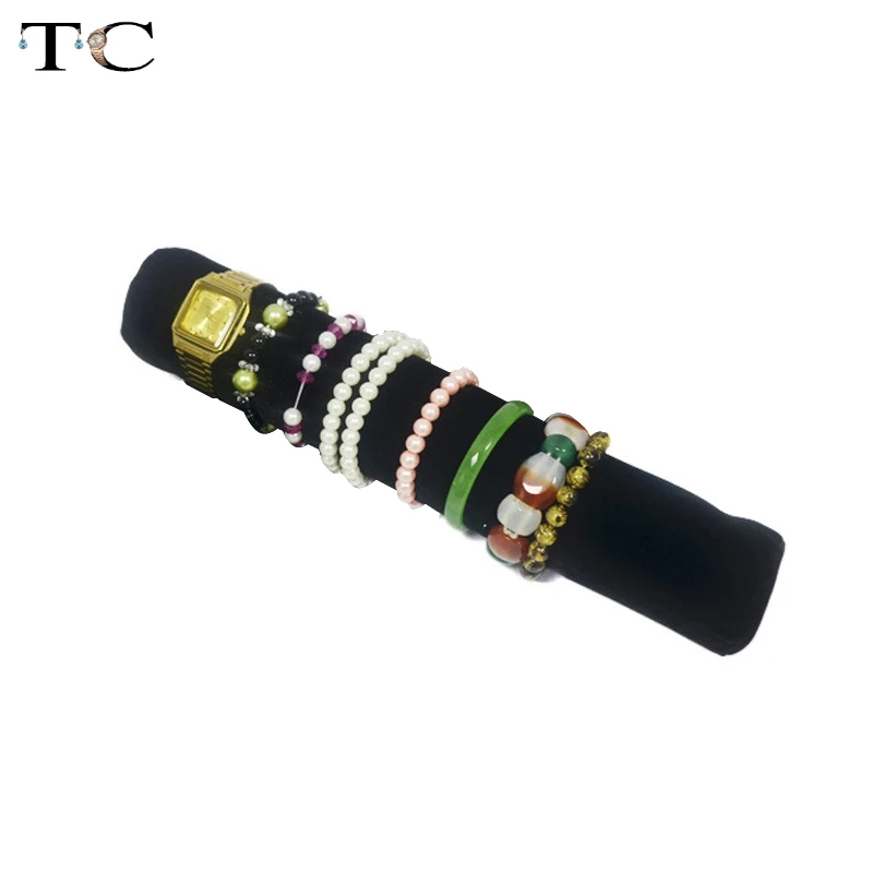 3 Color 32cm Jewelry Roll Bag Jewelry Organizer Bracelets Display Watch Holder Jewellery Storage Tube Wholesale