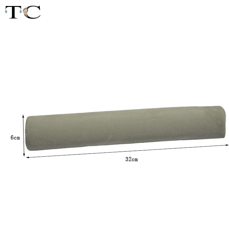 3 Color 32cm Jewelry Roll Bag Jewelry Organizer Bracelets Display Watch Holder Jewellery Storage Tube Wholesale