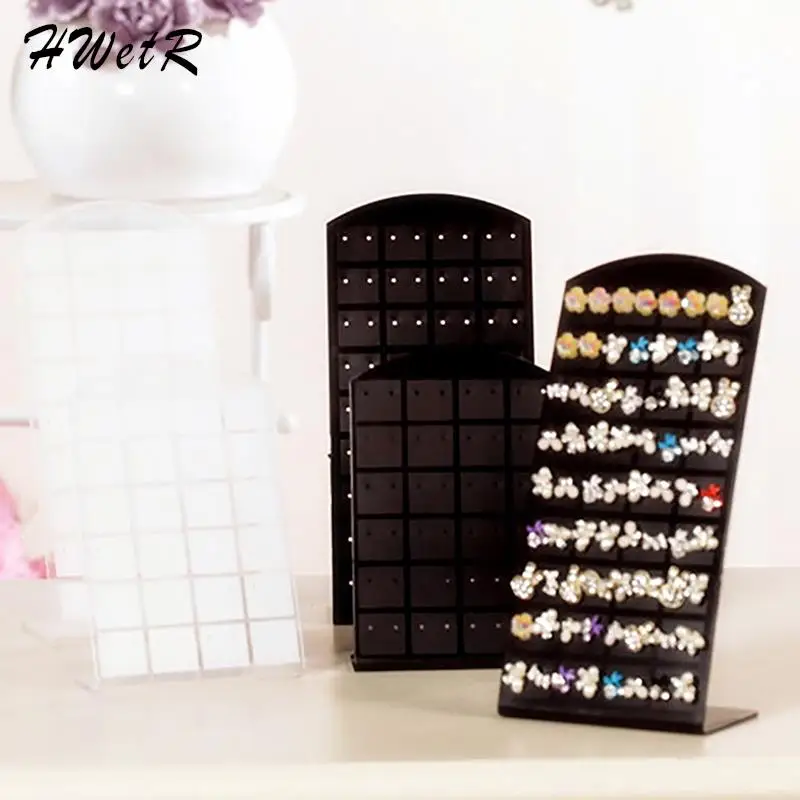 Fashion Portable Earrings Ear Studs Holder Jewelry Display Holders Earring Showcase Organizer Stand Storage Rack