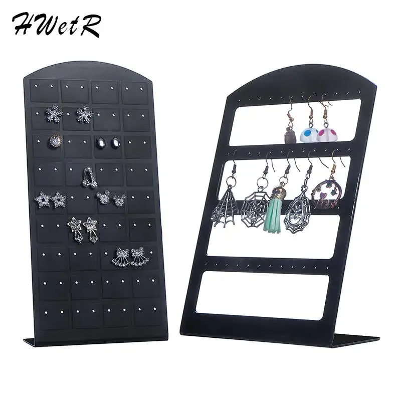 Fashion Portable Earrings Ear Studs Holder Jewelry Display Holders Earring Showcase Organizer Stand Storage Rack