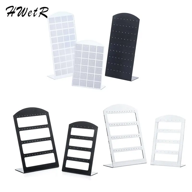 Fashion Portable Earrings Ear Studs Holder Jewelry Display Holders Earring Showcase Organizer Stand Storage Rack