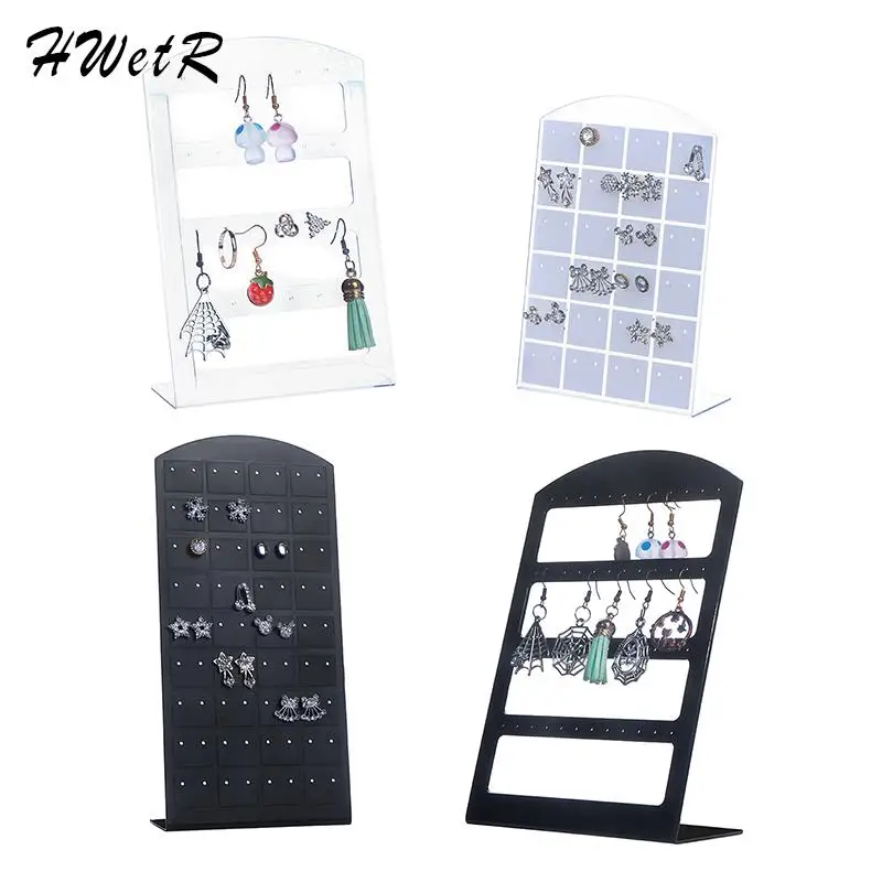 Fashion Portable Earrings Ear Studs Holder Jewelry Display Holders Earring Showcase Organizer Stand Storage Rack