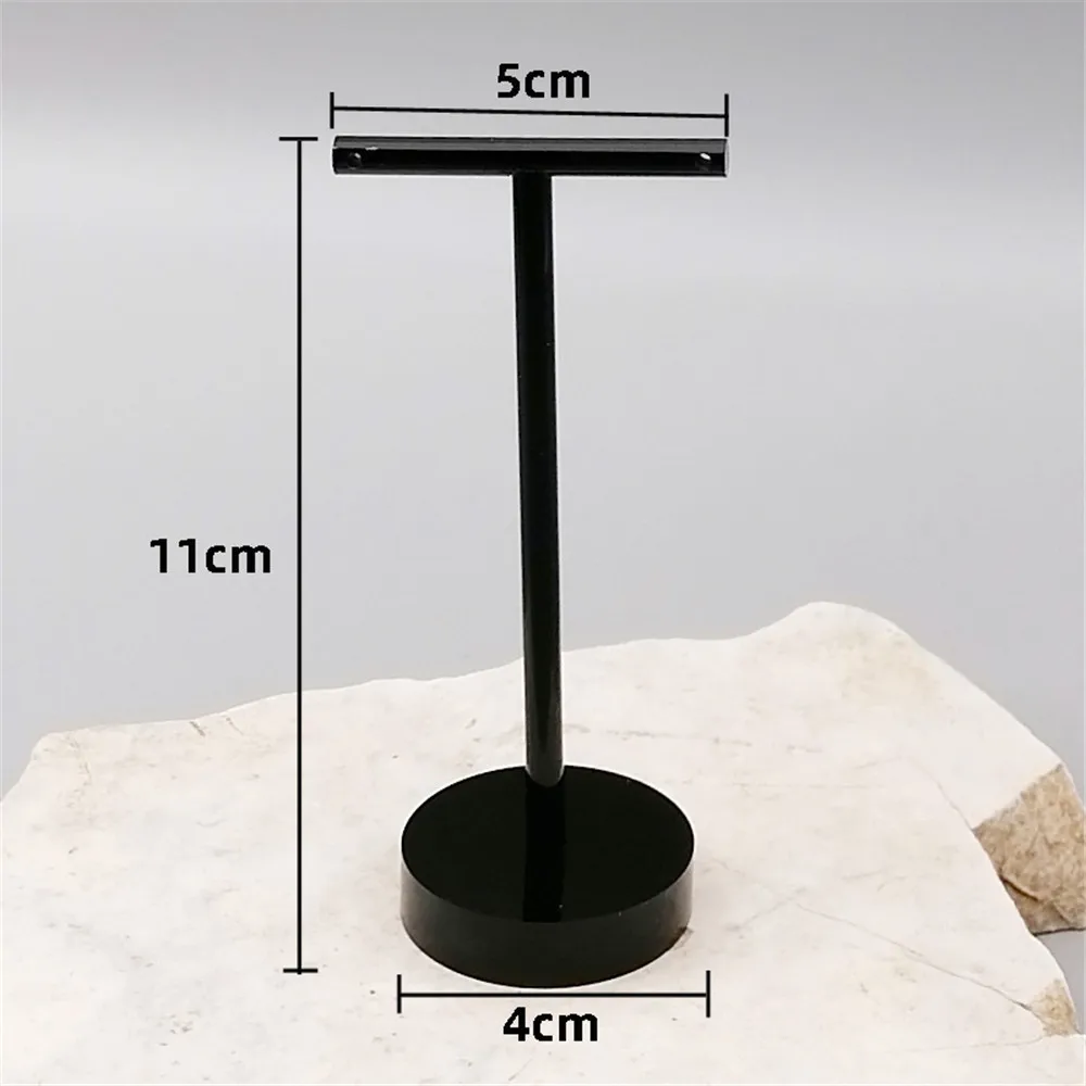 T-shaped Earrings Jewelry Display Stand Holder Acrylic Transparent Necklace Ring Stud Showcase Jewelry Counter Shooting Props