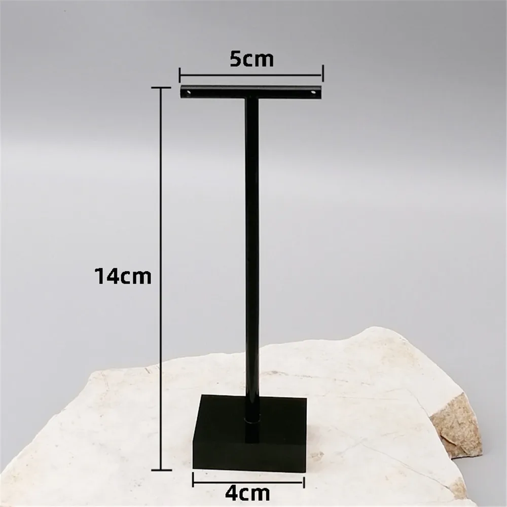 T-shaped Earrings Jewelry Display Stand Holder Acrylic Transparent Necklace Ring Stud Showcase Jewelry Counter Shooting Props