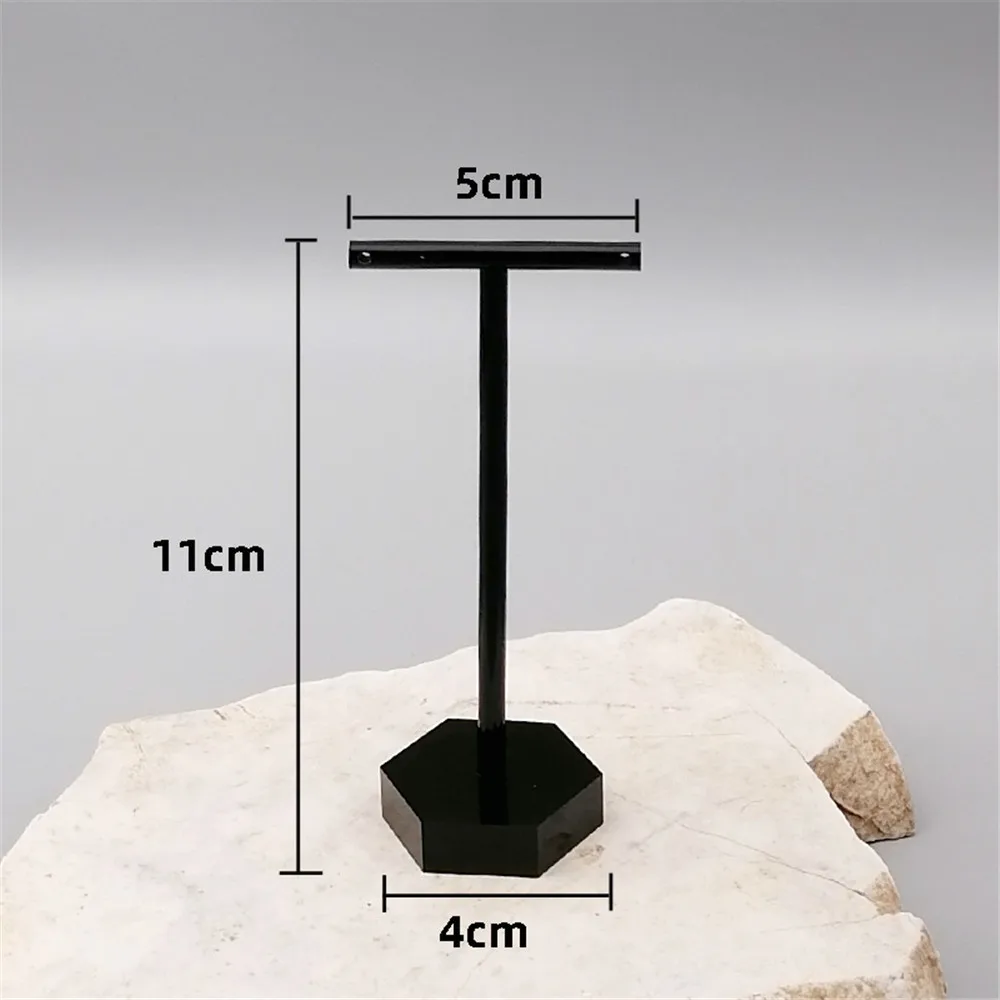 T-shaped Earrings Jewelry Display Stand Holder Acrylic Transparent Necklace Ring Stud Showcase Jewelry Counter Shooting Props