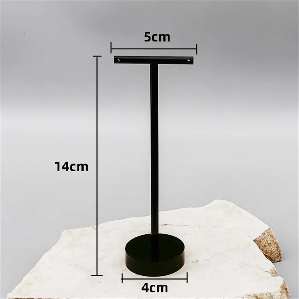 T-shaped Earrings Jewelry Display Stand Holder Acrylic Transparent Necklace Ring Stud Showcase Jewelry Counter Shooting Props