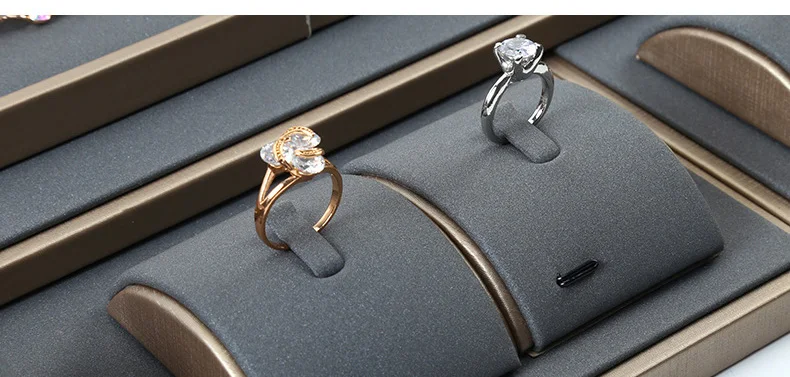 Luxury Jewelry Display Set Shop Exhibitor Counter Window Display Stand Necklace Ring Earring Organizer Holder Bracelet Rack