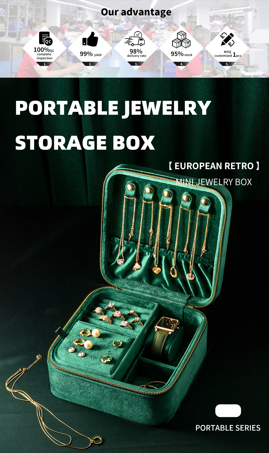Personalise Velvet Jewelry Box Suede Custom Logo Earrings Necklaces Rings Bracelets Jewelry Storage Case Jewellery Organizer