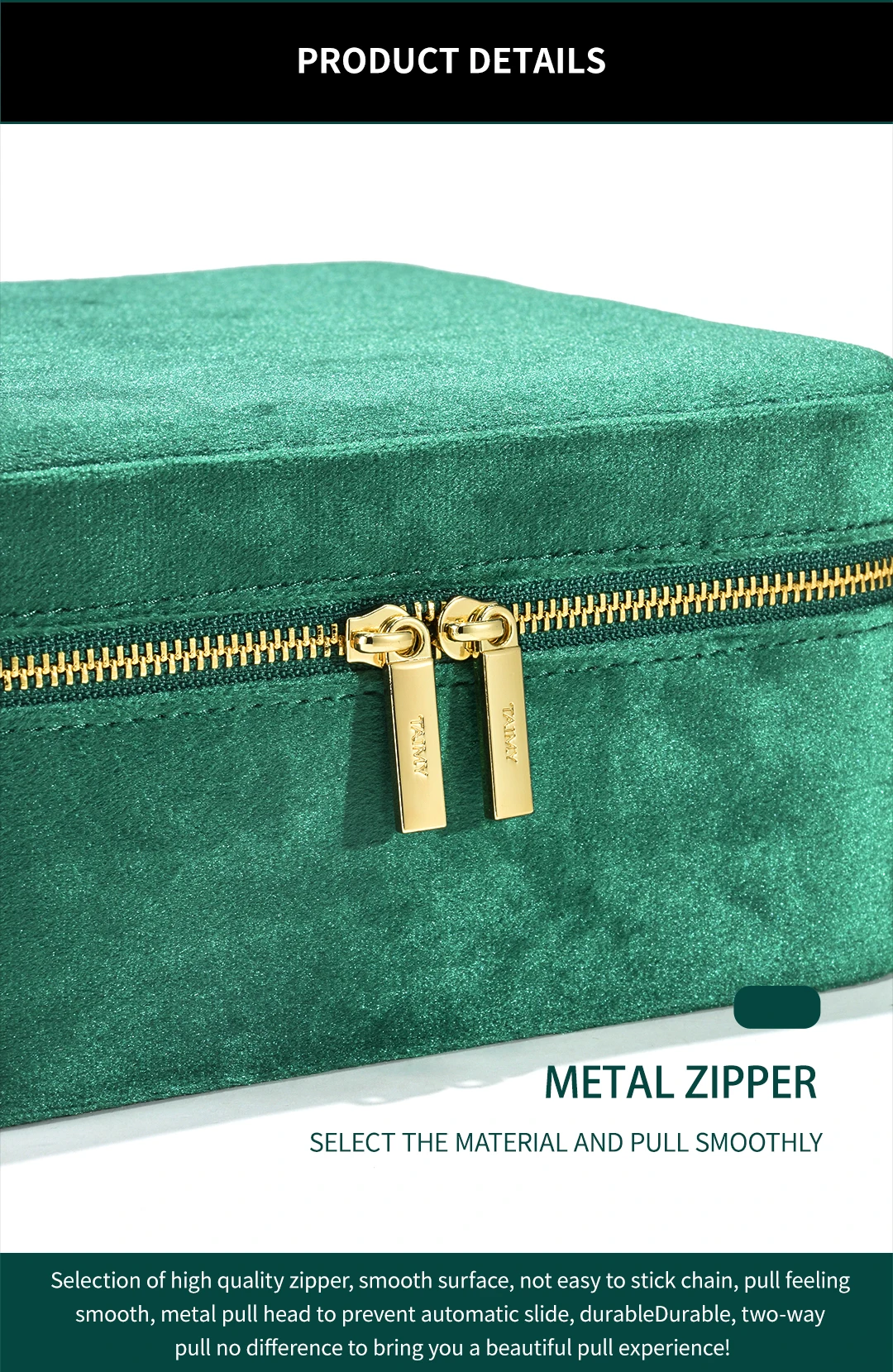 Personalise Velvet Jewelry Box Suede Custom Logo Earrings Necklaces Rings Bracelets Jewelry Storage Case Jewellery Organizer