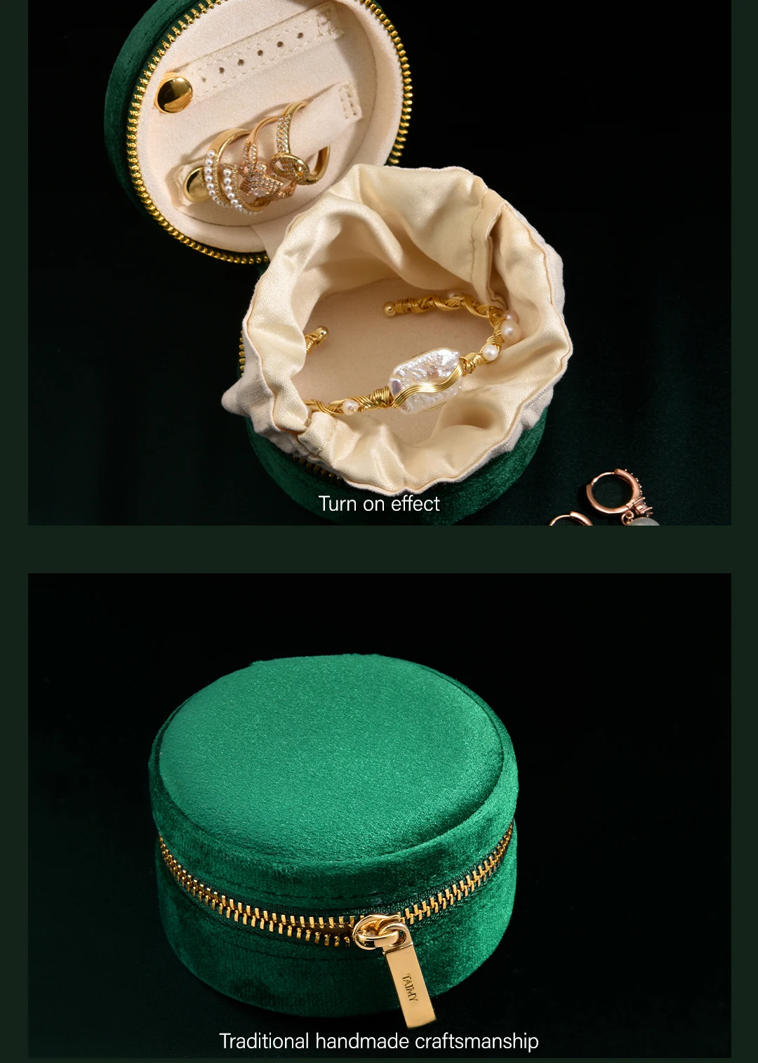 TAIMY Plush Velvet Jewelry Box Ring Earrings Hanger Storage Box Free Custom Logo Jeweler Gemstone Bracelet Gift Packging Case