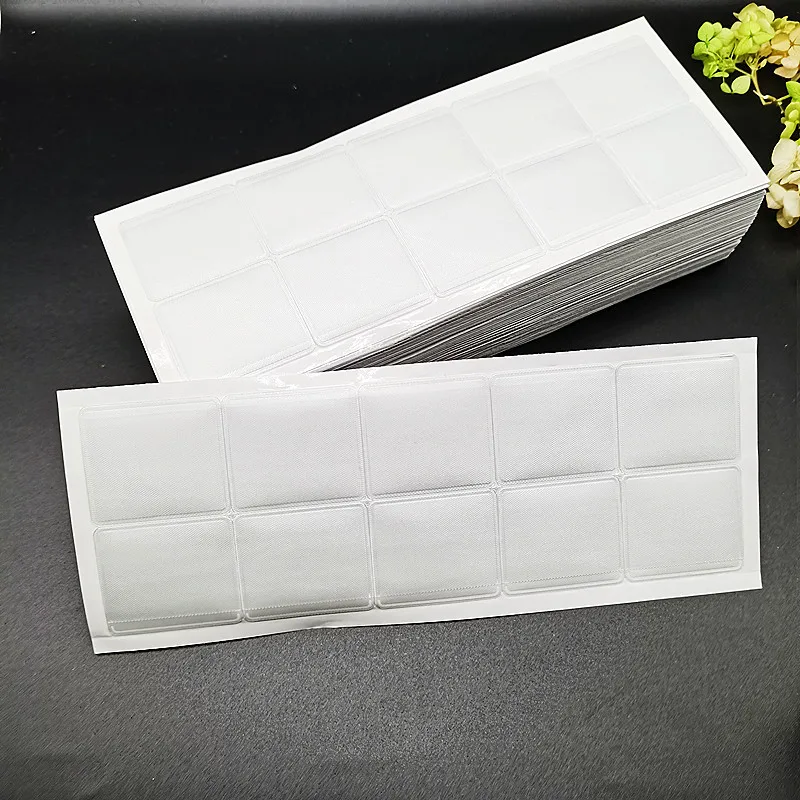 50pcs Necklace Chain Adhesive Pouch for DIY Jewelry Making Necklace Packing Card Self-Adhesive Chain Pocket 4.2x3.7 & 3.2x2.5cm