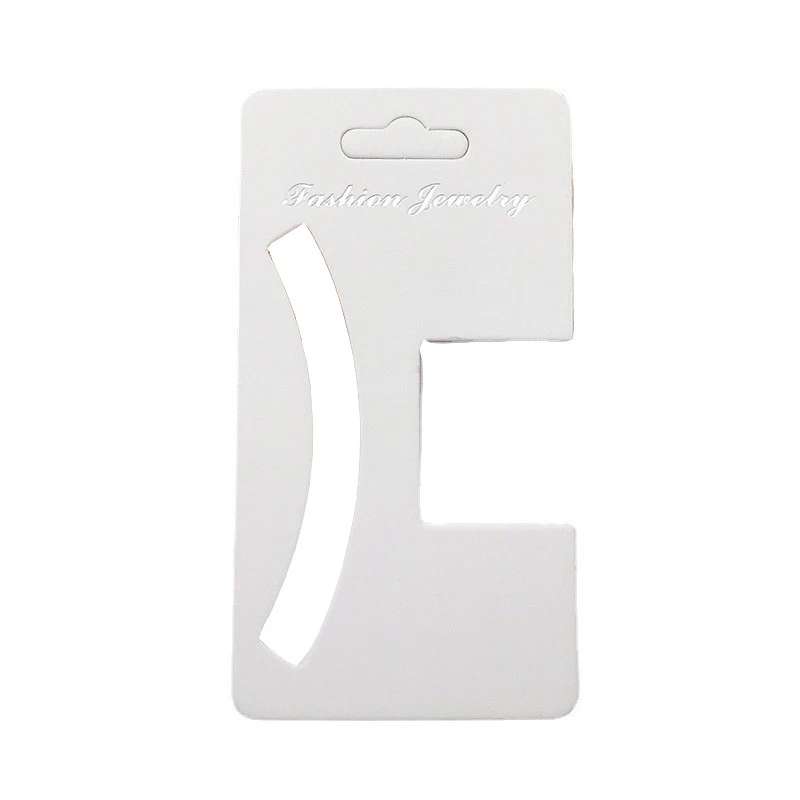 50pcs Display Cards For Hair Claw Clip Paper Card Headdress Card Hair Decoration Package DIY Jewelry Cardboard Package Hair Clip