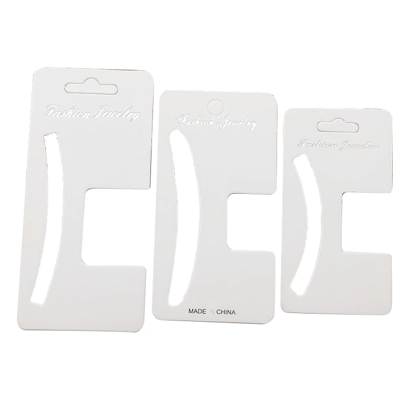50pcs Display Cards For Hair Claw Clip Paper Card Headdress Card Hair Decoration Package DIY Jewelry Cardboard Package Hair Clip