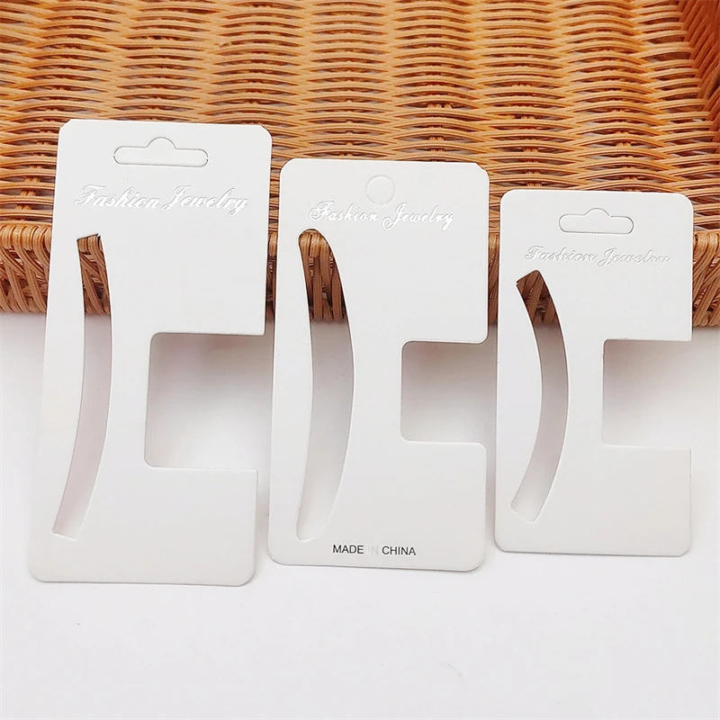 50pcs Display Cards For Hair Claw Clip Paper Card Headdress Card Hair Decoration Package DIY Jewelry Cardboard Package Hair Clip