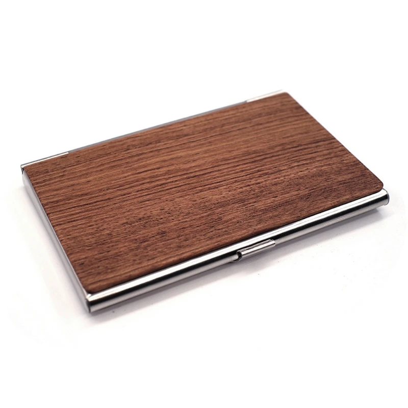 Professional Wood Business Card Holder Pocket Business Card for Case Business Card for Carrier Business Card Holder