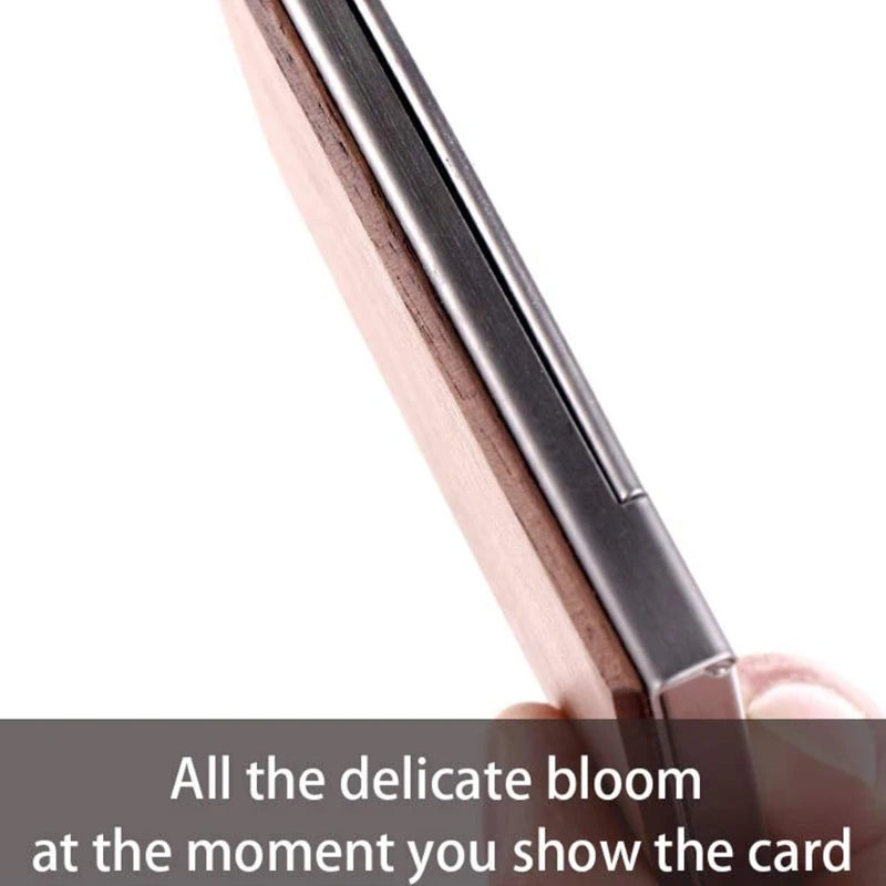 Professional Wood Business Card Holder Pocket Business Card for Case Business Card for Carrier Business Card Holder