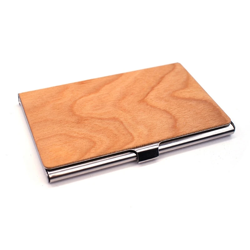 Professional Wood Business Card Holder Pocket Business Card for Case Business Card for Carrier Business Card Holder