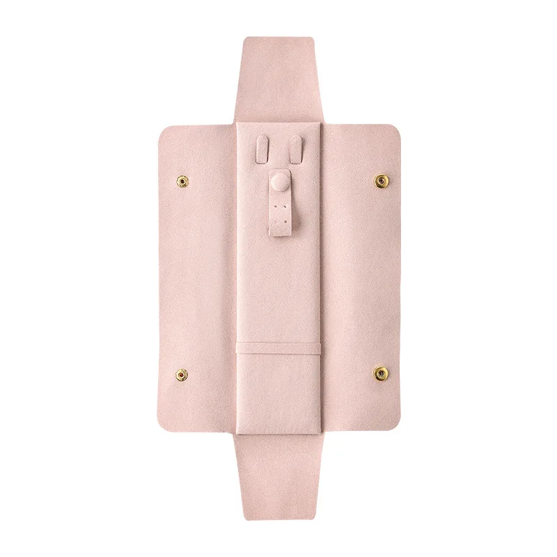 Microfiber Travel Jewelry Bags Portable Necklace Earring Ring Storage Bag Jewelry Organizer Export Packaging for Jewelry