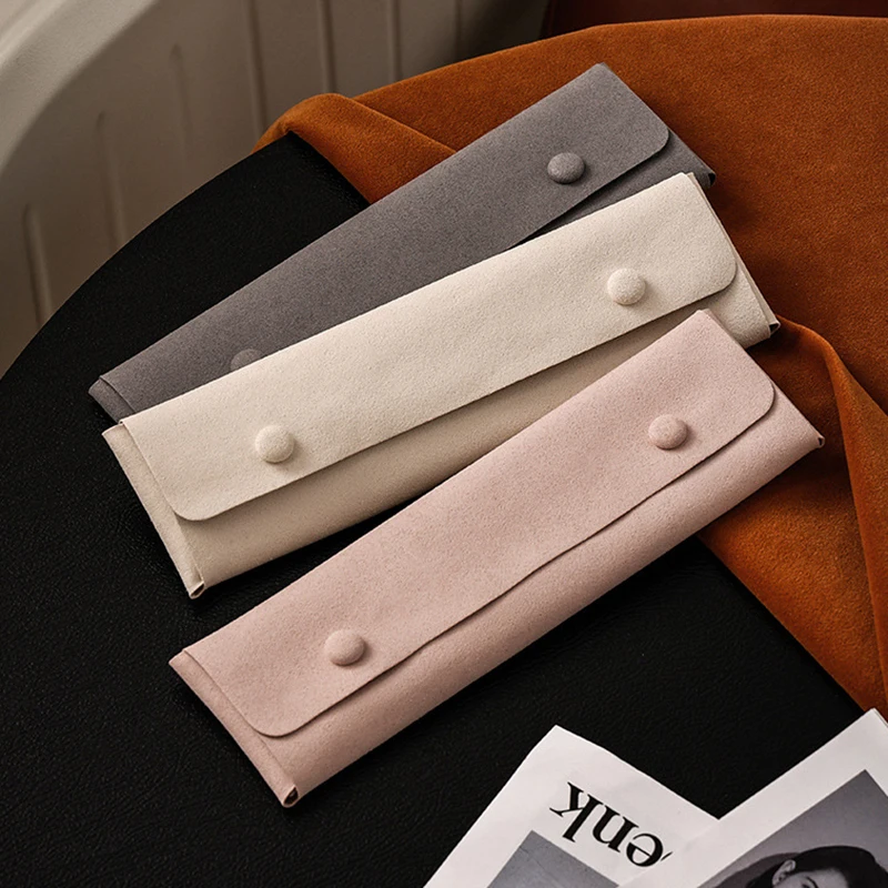 Microfiber Travel Jewelry Bags Portable Necklace Earring Ring Storage Bag Jewelry Organizer Export Packaging for Jewelry