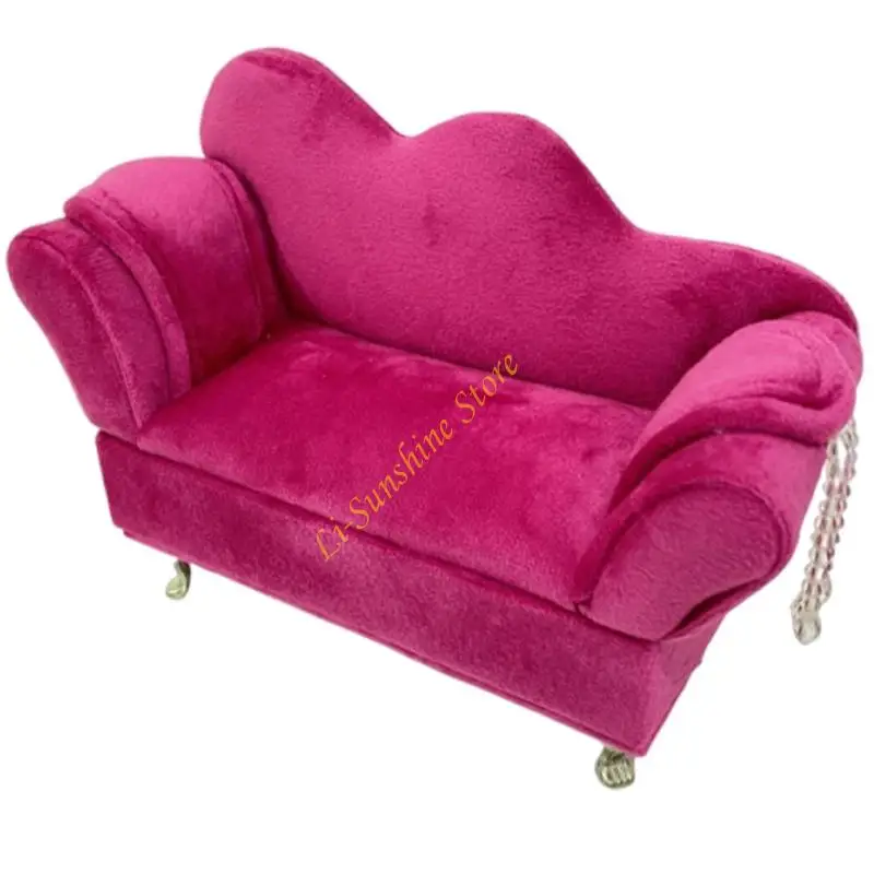 Luxury Dutch Flannel Jewelry Storage Box Modern Sofa Design Rose Home Decors QX2F