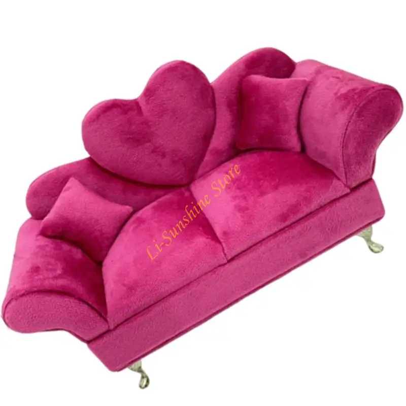 Luxury Dutch Flannel Jewelry Storage Box Modern Sofa Design Rose Home Decors QX2F