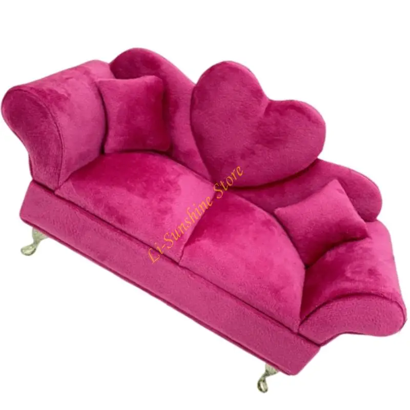 Luxury Dutch Flannel Jewelry Storage Box Modern Sofa Design Rose Home Decors QX2F