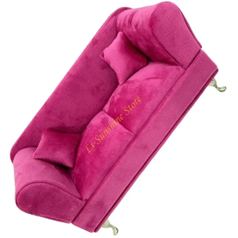 Luxury Dutch Flannel Jewelry Storage Box Modern Sofa Design Rose Home Decors QX2F