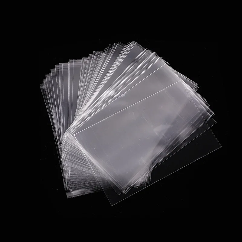 50/100pcs/lot Clear Plastic OPP Bags for Jewelry Packing Transparent Bags Gifts Favor Party Treat Candy Bags No Adhesive Pouches