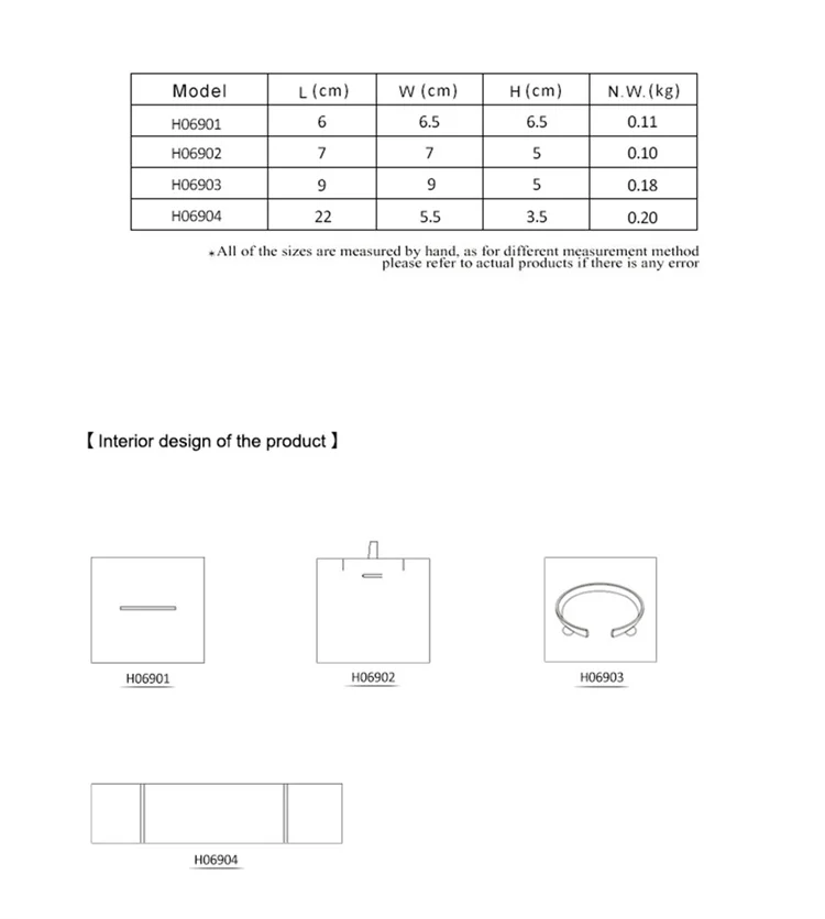 Oirlv Leather Jewelry Ring Box Jewelry Organizer Necklace Pendant Bracelet Long Chain Storage Box Packaging Gift Box for Wedding