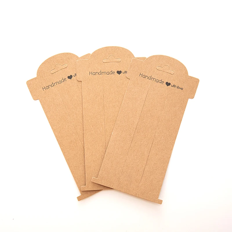 20pcs 16x8cm Hair Clip Display Card Bow Pin Holder Paperboard Cardboard For Jewelry Stand Organizations Accessories Packaging