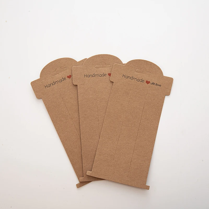 20pcs 16x8cm Hair Clip Display Card Bow Pin Holder Paperboard Cardboard For Jewelry Stand Organizations Accessories Packaging