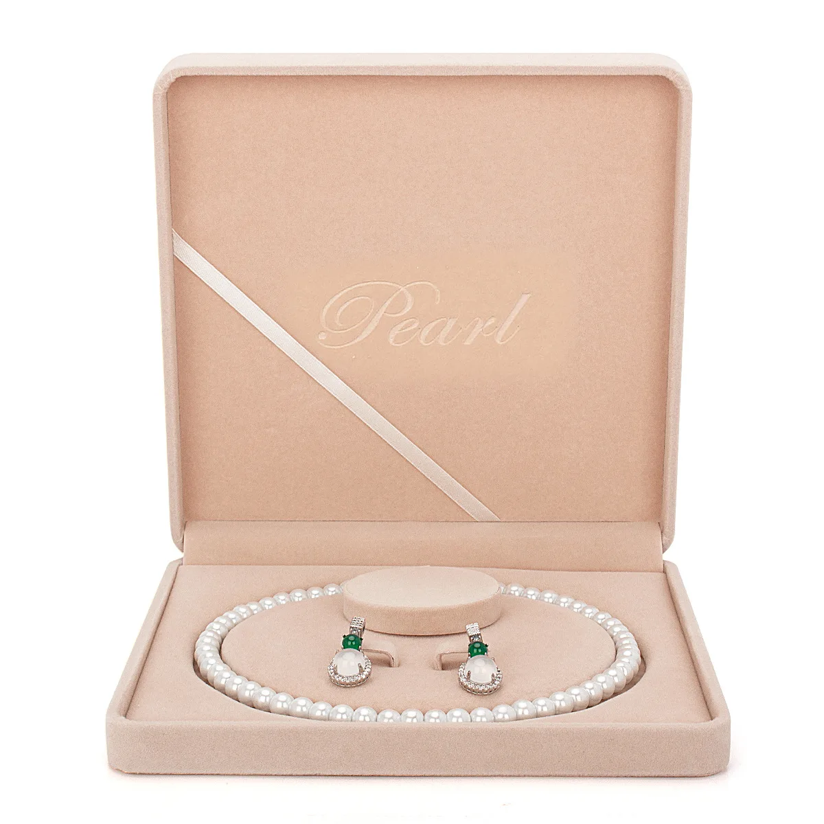 Velvet Jewelry Box Set for Necklace Earrings Storage Organizer Holder Wedding Gift Box Jewelry Packaging Display Case Joyero