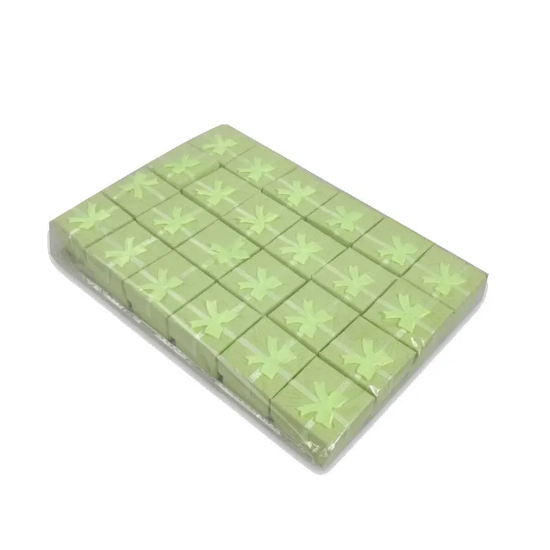 Hot Sale 24pcs Assorted Jewelry Gifts Boxes for Jewelry Display 4*4*3cm Assorted Colors Ring Box Small Gift Boxes